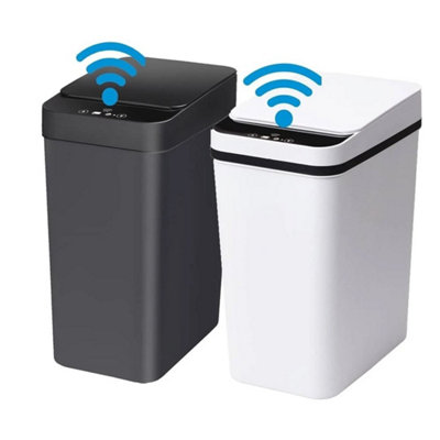 12L Automatic Motion Sensor Trash Can- Smart Touchless Plastic Garbage Waste Bin from B&Q