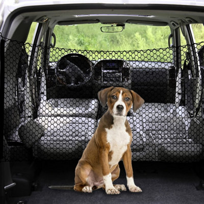Dog Car Barrier Mesh Pet Back Seat Divider Net Suv Cargo from B&Q