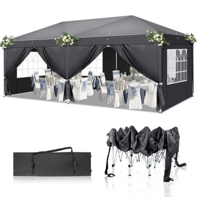  - Large 3Mx6M Pop Up Gazebo With Sides Party Tent Canopy