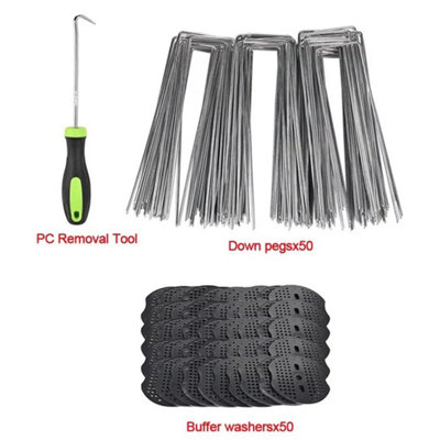  - 100 Weed Control Mat Membrane Pegs