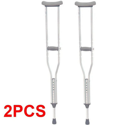 Drive Adjustable Height Lightweight Aluminium Underarm Crutches from B&Q