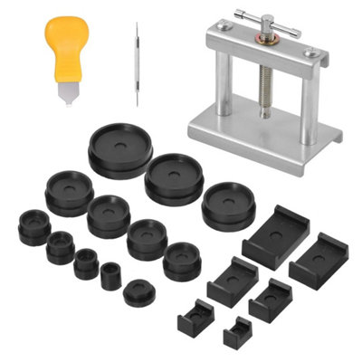 Watch Back Press Tool Set With 18Pcs Fitting Dies Watch Case Closer Repair Tool
