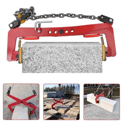  - Granite Slab Lift Clamp 500Kg Adjustable Stone Curb Clamp Scissor Lifter Clamp