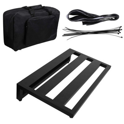 Aluminum Guitar Effect Pedalboard With Carry Bag Portable Guitar Pedal Board from B&Q