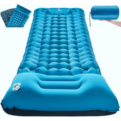  - Inflatable Mat Camping Sleeping Self Inflating Mattress Bed Air Pillow Hiking