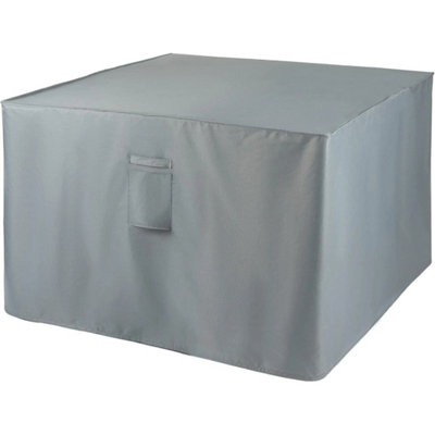 Waterproof Rattan Furniture Cover Cube Garden Table Cover Grey from B&Q