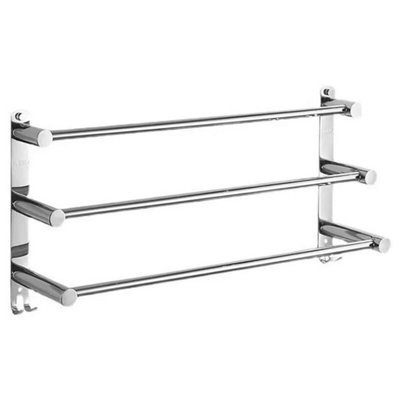  - Three Layers Towel Rail Rack Holder Wall Mounted Bathroom Kitchens