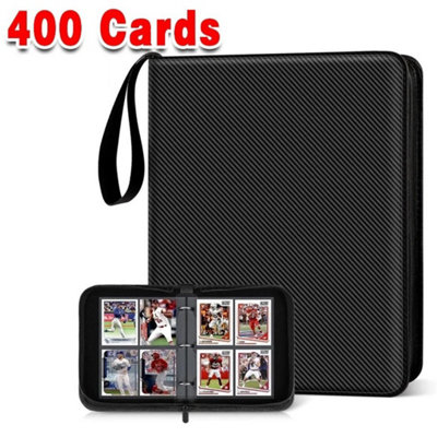 400 Card Slots For Pokemon Trading Cards Album Folder 400-900 Pockets Card Binder Holder Gift from B&Q