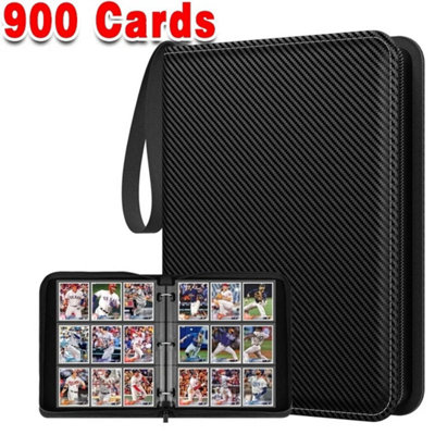 900 Card Slots For Pokemon Trading Cards Album Folder 400-900 Pockets Card Binder Holder Gift from B&Q