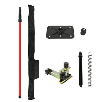  - 4 Meter Laser Leveling Telescoping Pole Adjustable Mounting Pole For Rotary