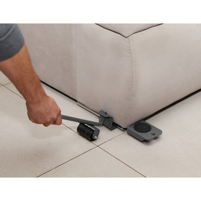 Furniture Lifter Moves Slider Roller Home Moving Wheels Mover Kit Lifting 5 Pcs from B&Q