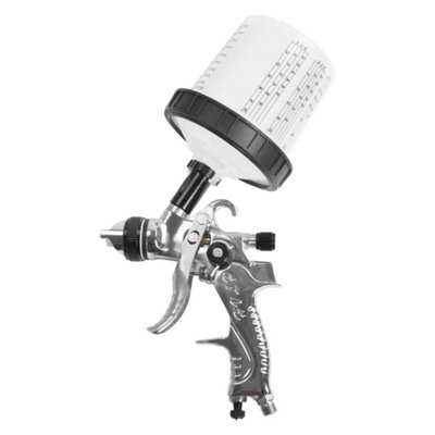  - Hvlp Spray Gun Kit Gravity Feed Car Primer Paint 1.4mm 1.7mm 2.0mm Nozzle 600 Ml