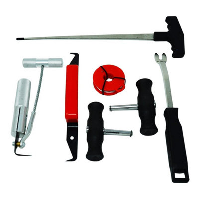 Auto Windshield Wind Glass Removal Tool 7Pcs Car Window Windshield Remover Set from B&Q