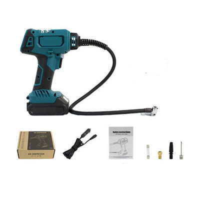 Lcd Cordless Car Air Compressor Tyre Fit Makita 18V Batteries Lxt Inflator Pump