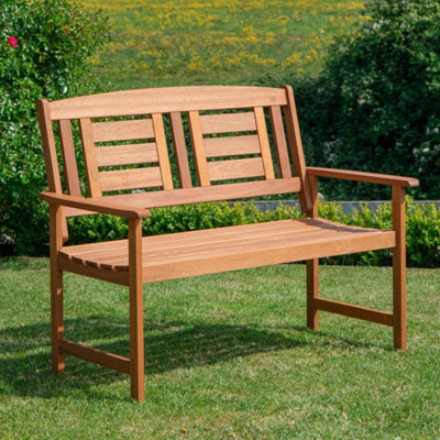  - 2 Seater Outdoor Wooden Garden Patio Bench