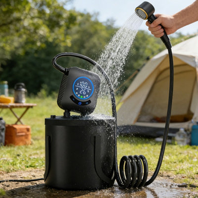 8000Mah 20L Camping Shower Rechargeable Portable