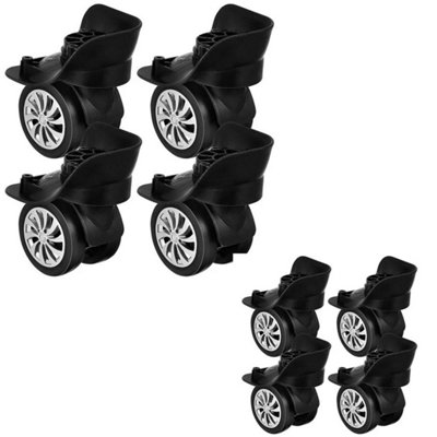 8Pc Luggage Universal Swivel Caster Wheel Suitcase Replacement Spinner Wheel from B&Q