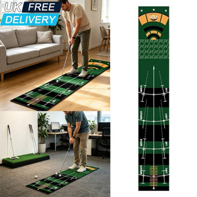  - Large Golf Putting Mat Indoor Outdoor Golf Practice Training Mat For Beginner