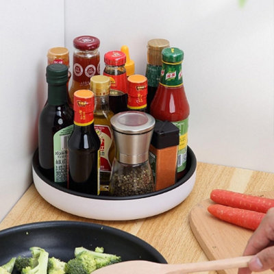 Rotating Organizer Multi-Functional Non-Slip Turntable Cupboard Fridge from B&Q
