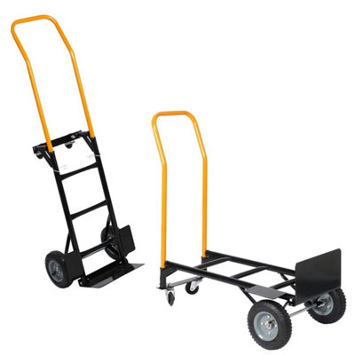 2-In-1 Convertible Hand Truck&dolly Cart,folding Utility Cart For Moving,400 Lbs from B&Q