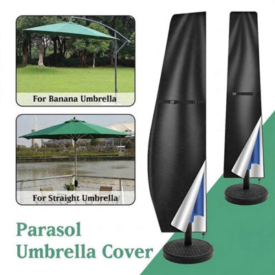  - L: 280Cm For 3-4M Parasol Outdoor Parasol Protective Cover Waterproof For 2M-4M Cantilever Banana Umbrella