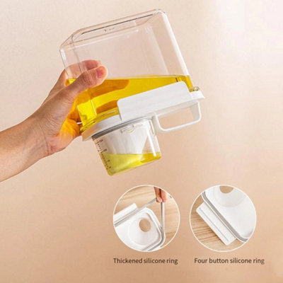  - 13X8X18Cm 1100Ml Airtight Washing Powder Container Laundry Detergent Powder Storage Box Dispenser