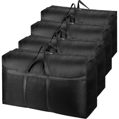 B&Q 4Pack 180L Extra Large Storage Bag Waterproof Luggage Bag Heavy Duty Moving Bag