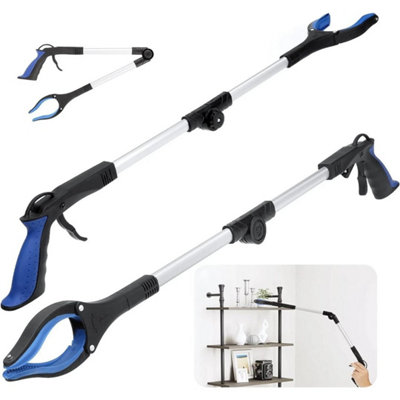 2X Pickup Sticks Long Reach Grabber Litter Picker Helping Handheld Tool Aid 81Cm from B&Q