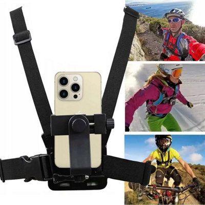  - Mobile Phone Chest Mount Harness Strap Holder