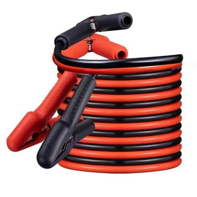 3000Amp Heavy Duty 6+6M Jump Leads Car Van Battery Booster Jumper Starter Cables from B&Q