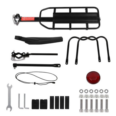 Mountain Bike Rear Pannier Rack Quick Release Luggage Carrier from B&Q
