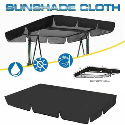 Swing Canopy Replacement Cover Swing Top Cover For Hammock Garden Bench Seat from B&Q