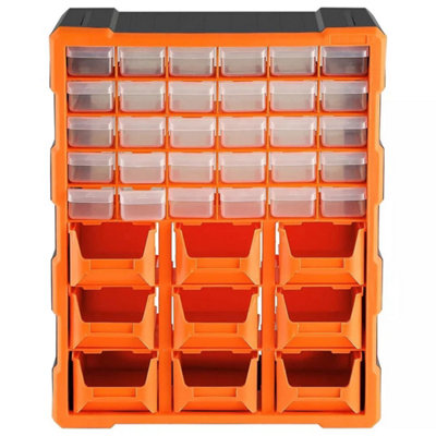  - Tool Storage 60 Compartment Bolt Nut Screw Bin Organizer Drawer Cabinet Divider 39 Draws