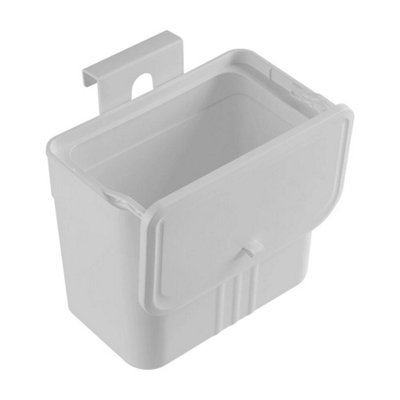  - Small Hanging Cupboard Door Waste Bin Kitchen Bathroom Rubbish Bin With Lid Trash Can