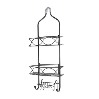  - Hanging Shower Shelf Bathroom Rack Storage Organiser Caddy 3 Tier Shampoo Holder