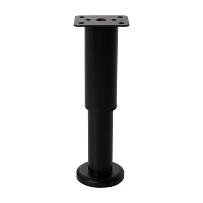 4Pcs 18Cm-32Cm Metal Legs Adjustable Feet Set For Furniture Bench Desk Table Metal Steel Diy from B&Q