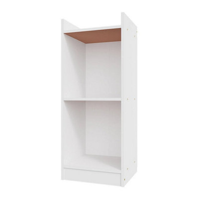 B&Q -  2  Tier  Wooden Bookcase Shelving Display Storage Shelf Unit Wood