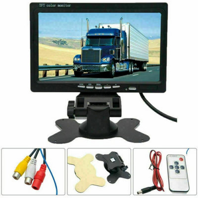 7Inch Tft Lcd Color Car Monitor Screen For Rear View Reverse Backup Truck
