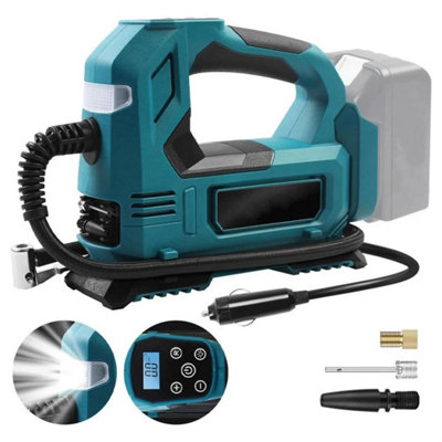 For Makita Lxt Bl18 18V Cordless Inflator Car Digital Tyre Pump Air Compressor