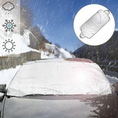  - Car Windscreen Sun Shade Sunshade Uv Heat Reflective Visor Front Cover Protector