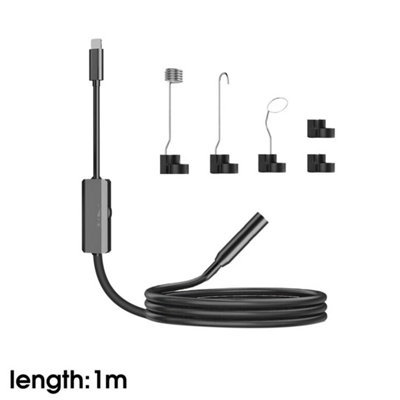  - Snake Endoscope Borescope Inspection Camera Scope For Iphone Ipad Waterproof 1M