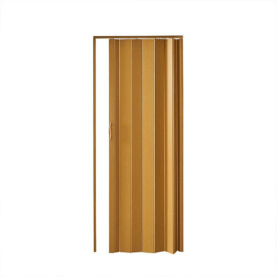  - Folding Door Concertina Accordion Plastic Sliding Door Living Room Divider Yellow