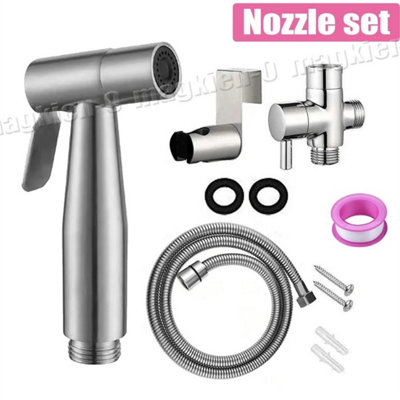 Luxury Handheld Bidet Toilet Jet Spray  Hygienic Shattaf Douche Shower Kit