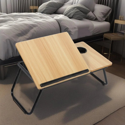  - C Foldable Laptop Table Bed Sofa Tray Desk Stand Portable Adjustable Lap Table