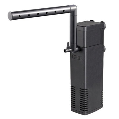 Internal Aquarium Fish Tank Filter Submersible With Spraybar + Air Venturi 600L/h (Ap-1000L)