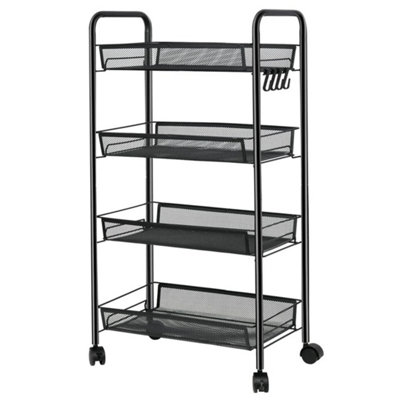  - 4Tier Racking Shelf Metal Heavy Duty Shelving Storage Shelves Unit