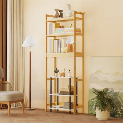  - 3-Tier Bamboo The Toilet Bathroom Shelf Cabinet Corner Storage Rack