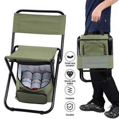  - Folding Chair Camping Chair Foldable Stool With Storage Bag