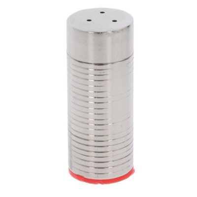 - Salt And Pepper Shaker Pots Set Stainless Steel Cruet Dispenser Jar Holder Stand Lina