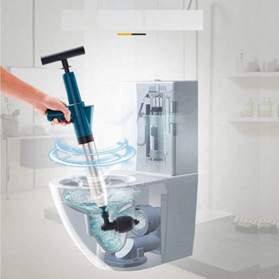  - Stainless Steel Toilet Plunger Set Drain Buster Drain Unblocker For Sink/toilet